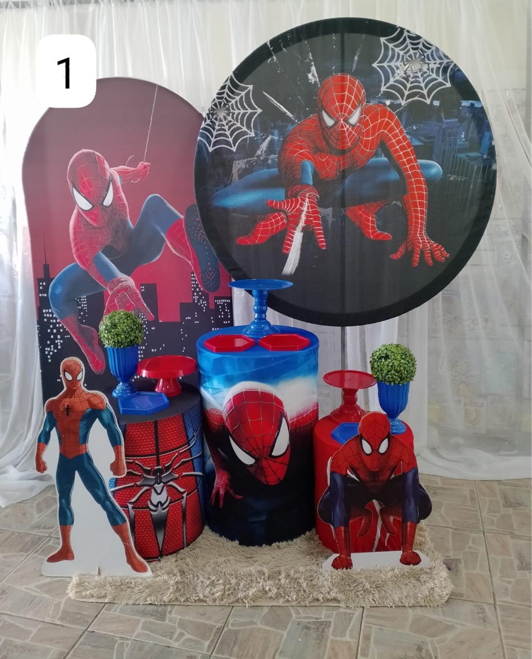 Kit Homem Aranha 1 Com Lateral  - Nicolle milde