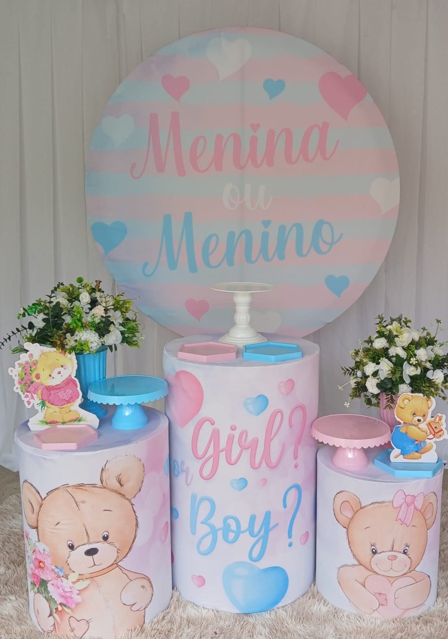 Kit Cha Revelação Menino Ou Menina  - Nicolle milde