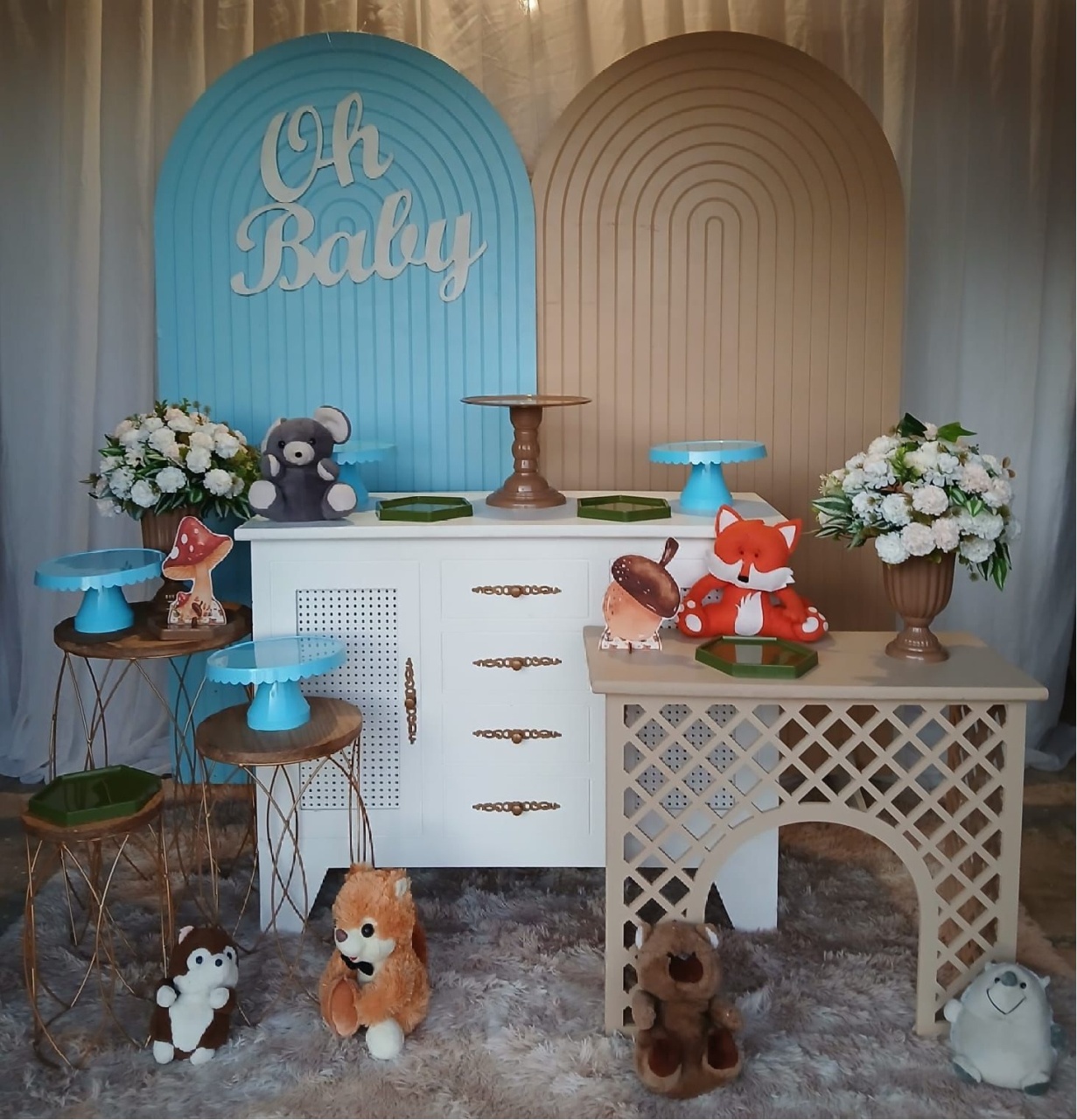 Kit Cha Bebe   Bosque Encantado  - Nicolle milde