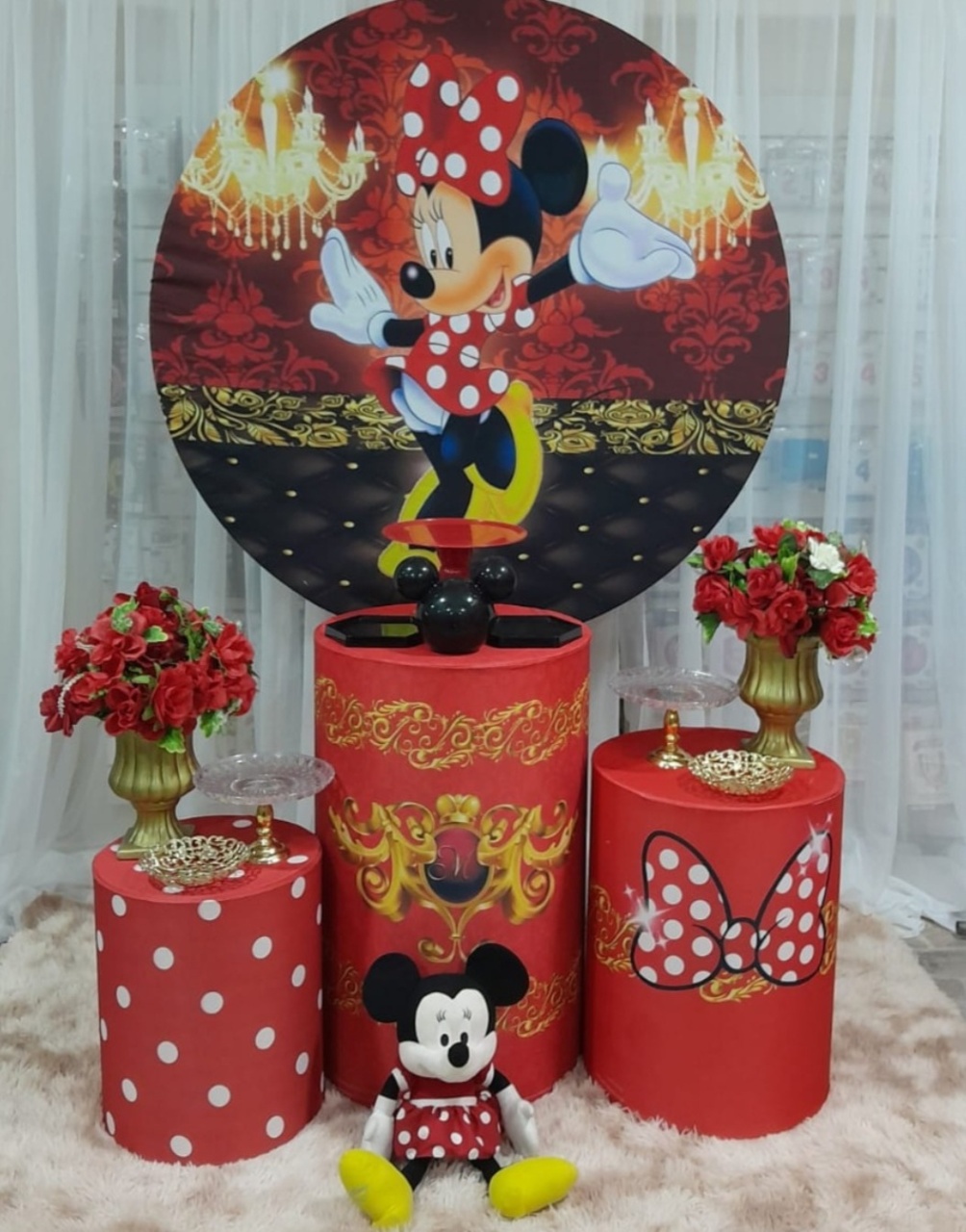 Kit Minnie Vermelha 1 Simples - Nicolle milde