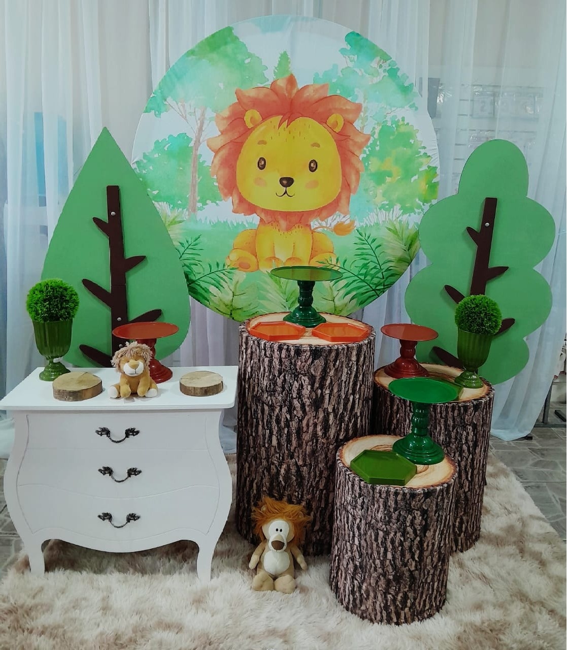 Kit Leaozinho 1 Arvore  + Mini  - Nicolle milde