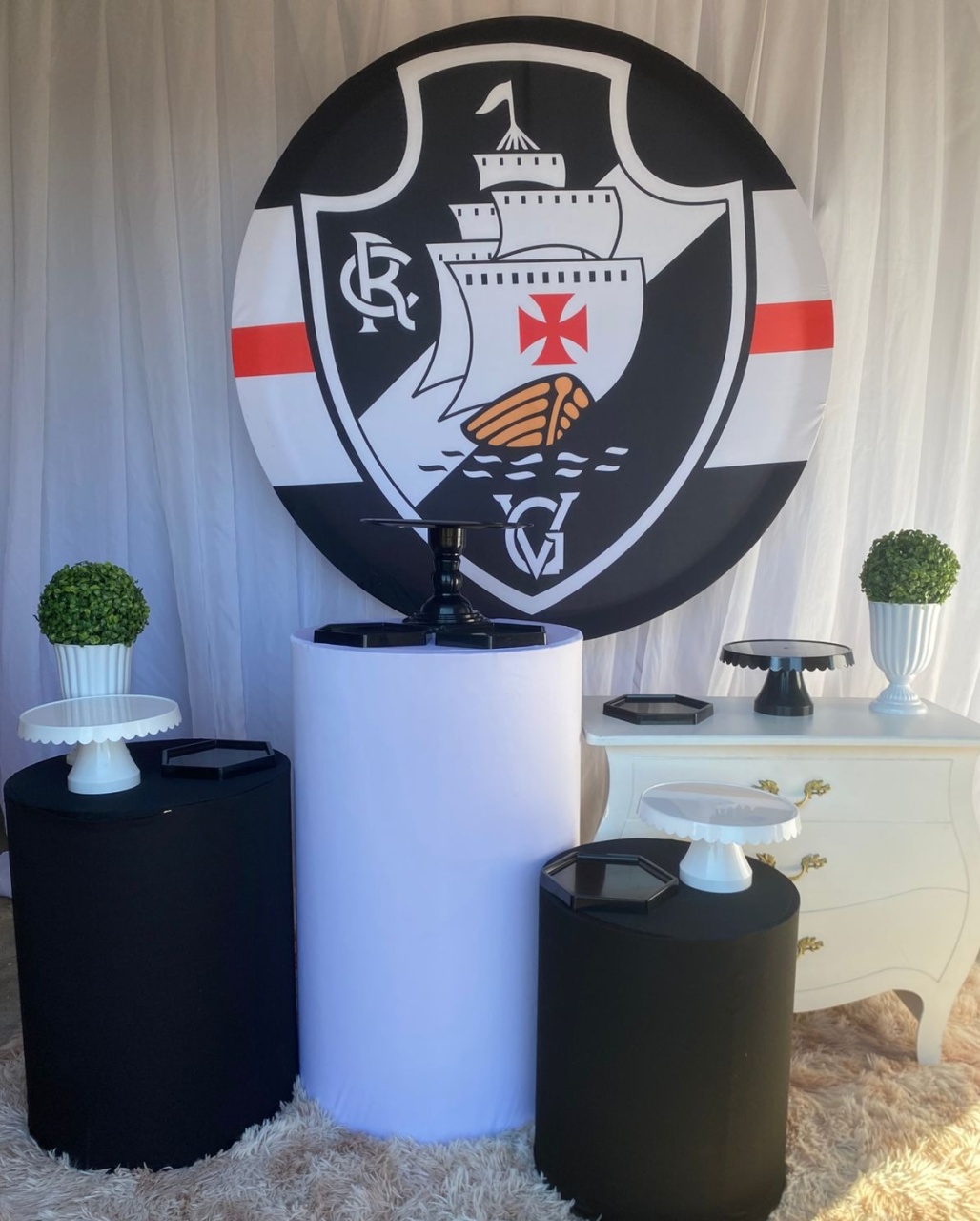 Kit Vasco, Futebol * Mini Branca - Nicolle milde