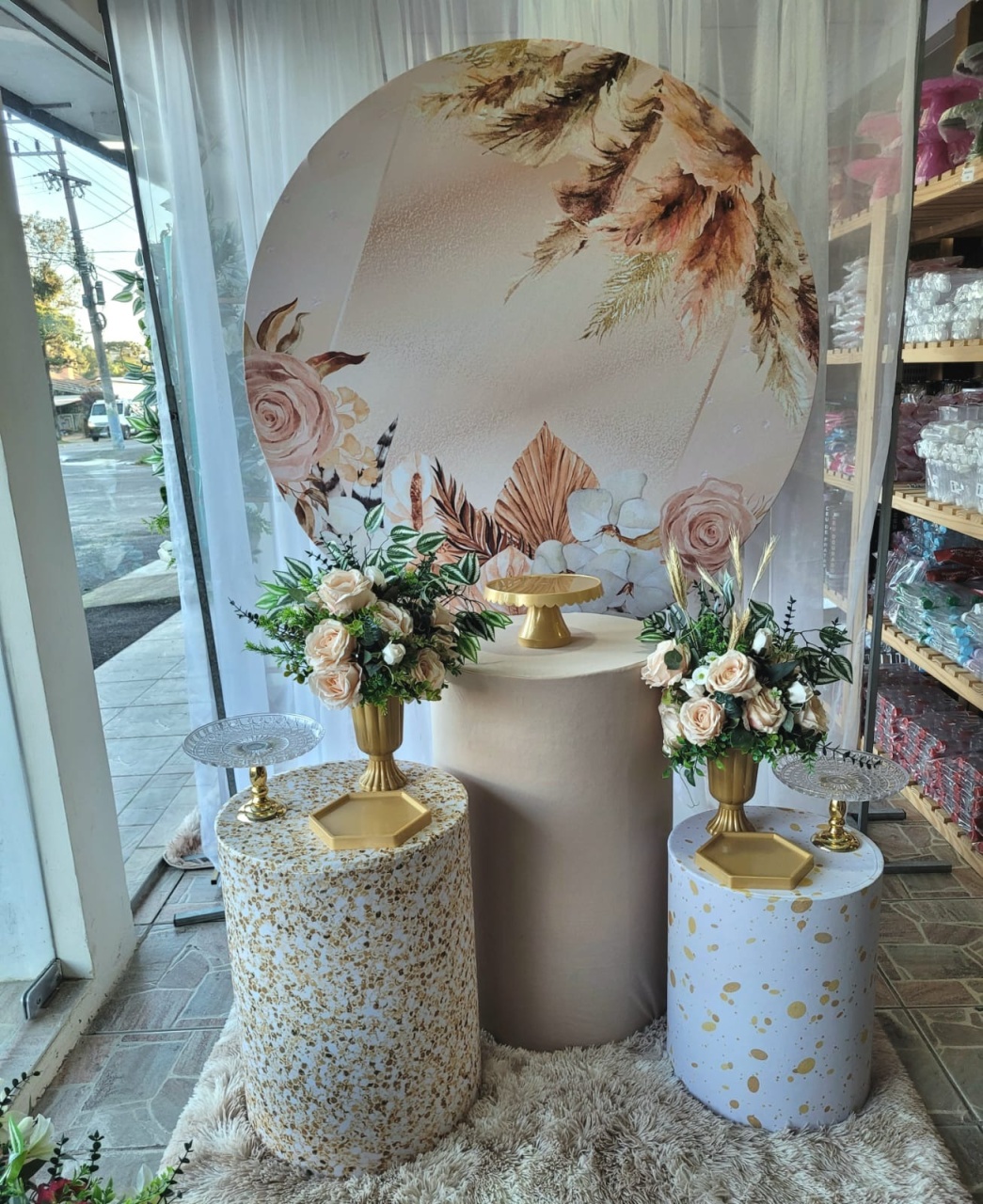 Kit Flores Palha Simples  - Nicolle milde