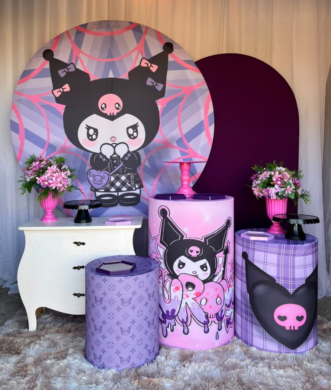 Kit Hello Kitty Kuromi 3 , Completa - Nicolle milde
