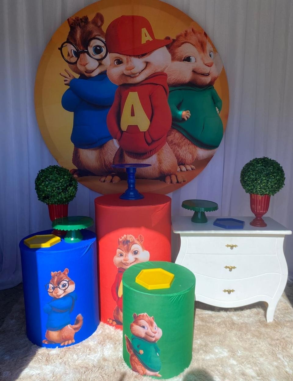 Kit Alvin E Os Esquilos + Mini  - Nicolle milde