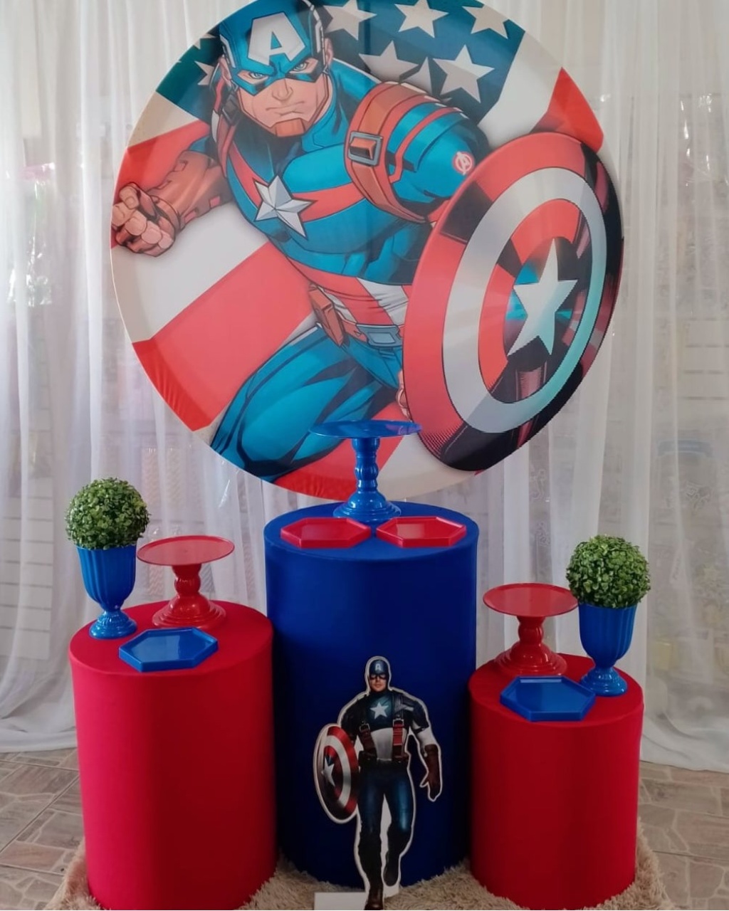 Kit Capitão America - Nicolle milde