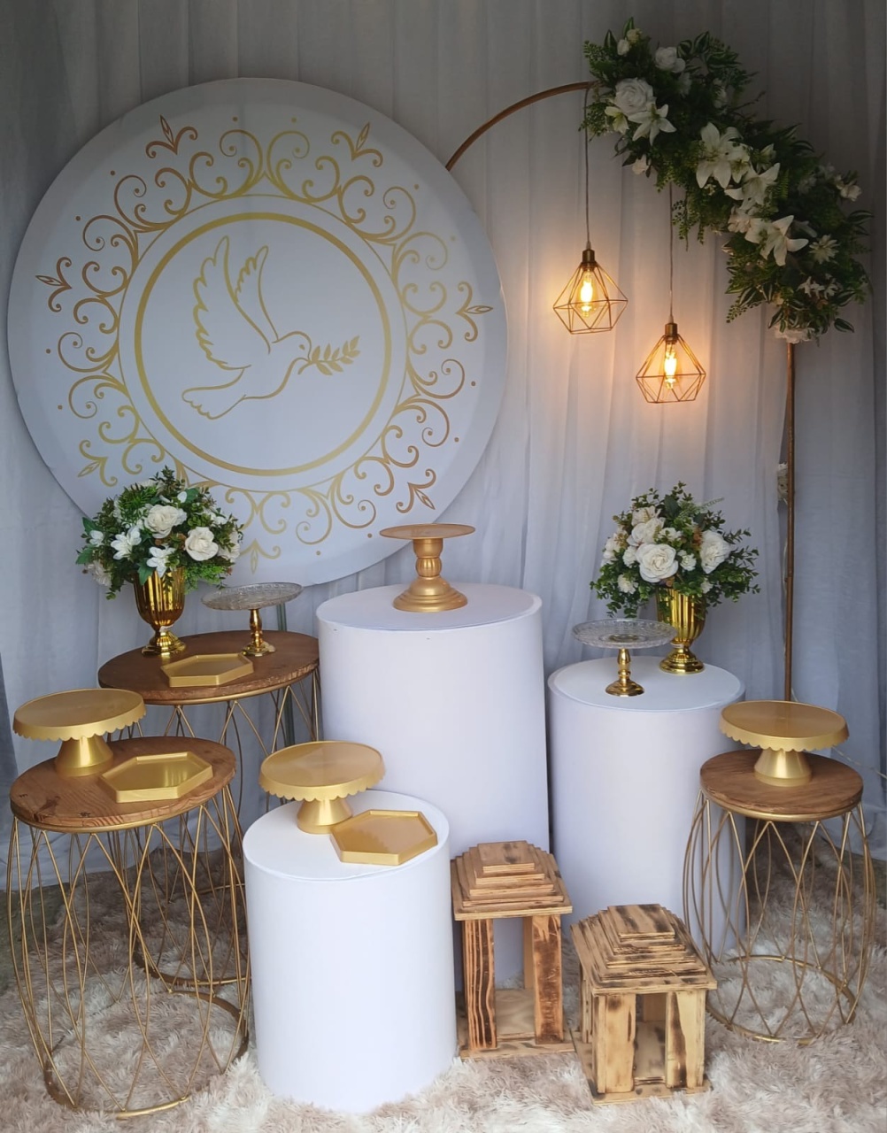 Kit Espirito Santo Dourado  *Lateral   - Nicolle milde