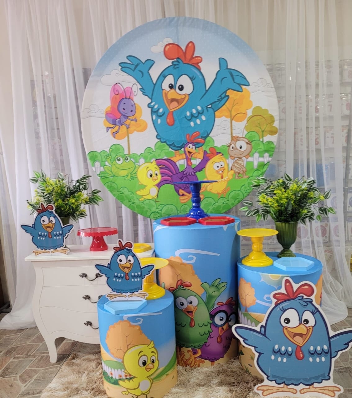 Kit Galinha Pintadinha Menino +Mini  - Nicolle milde