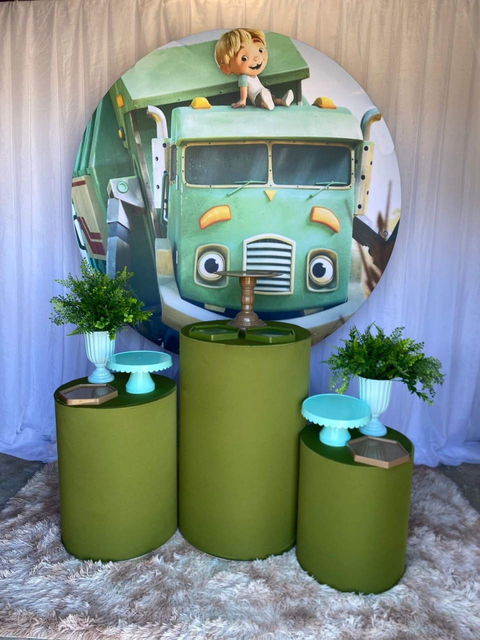 Kit Simples Trash  Ze Coleta Truck  - Nicolle milde