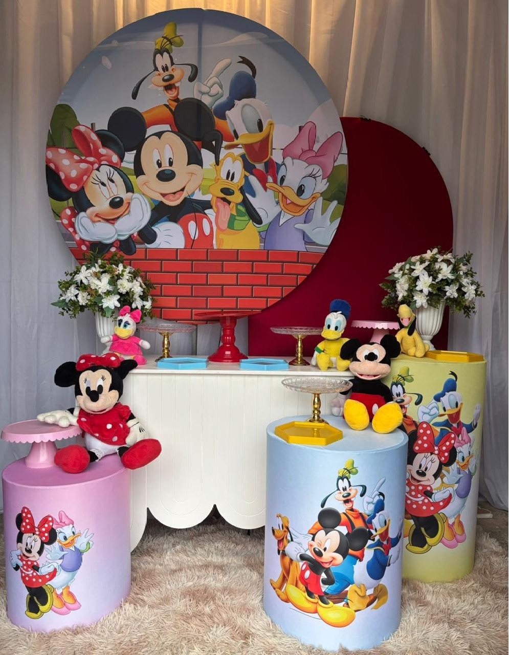 Turma Do Mickey +Lateral +Mini - Nicolle milde