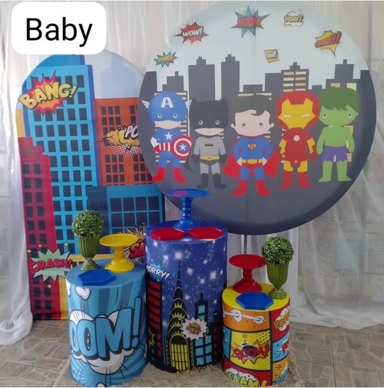 Kit Vingadores Baby, Lateral - Nicolle milde