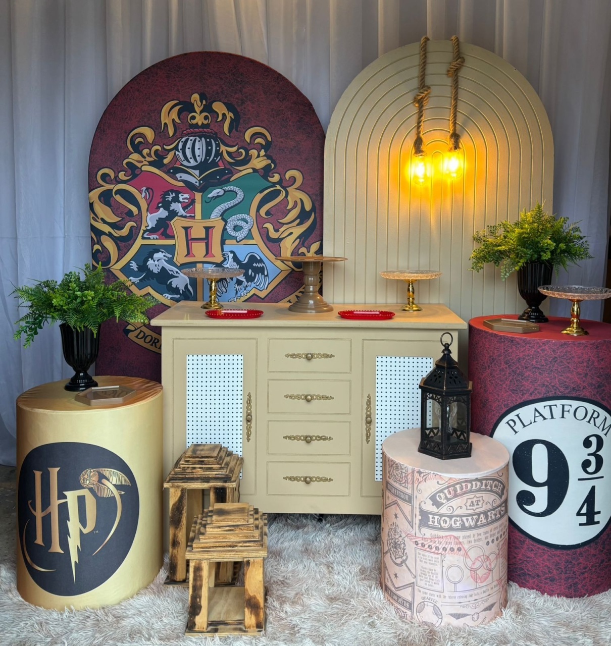 Kit Harry Potter Completo , 2 Laterais  - Nicolle milde