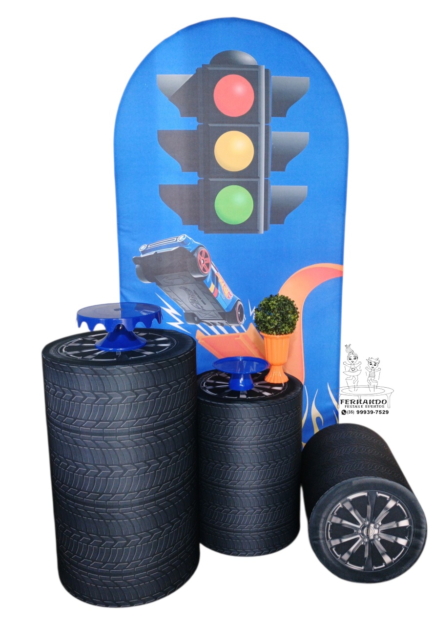 Hot Wheels Retangular Semáforo 02 - FERNANDO FESTAS E EVENTOS