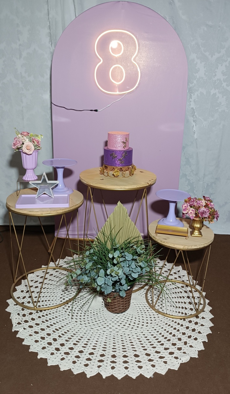 Decoração Lilás (05) - FERNANDO FESTAS E EVENTOS