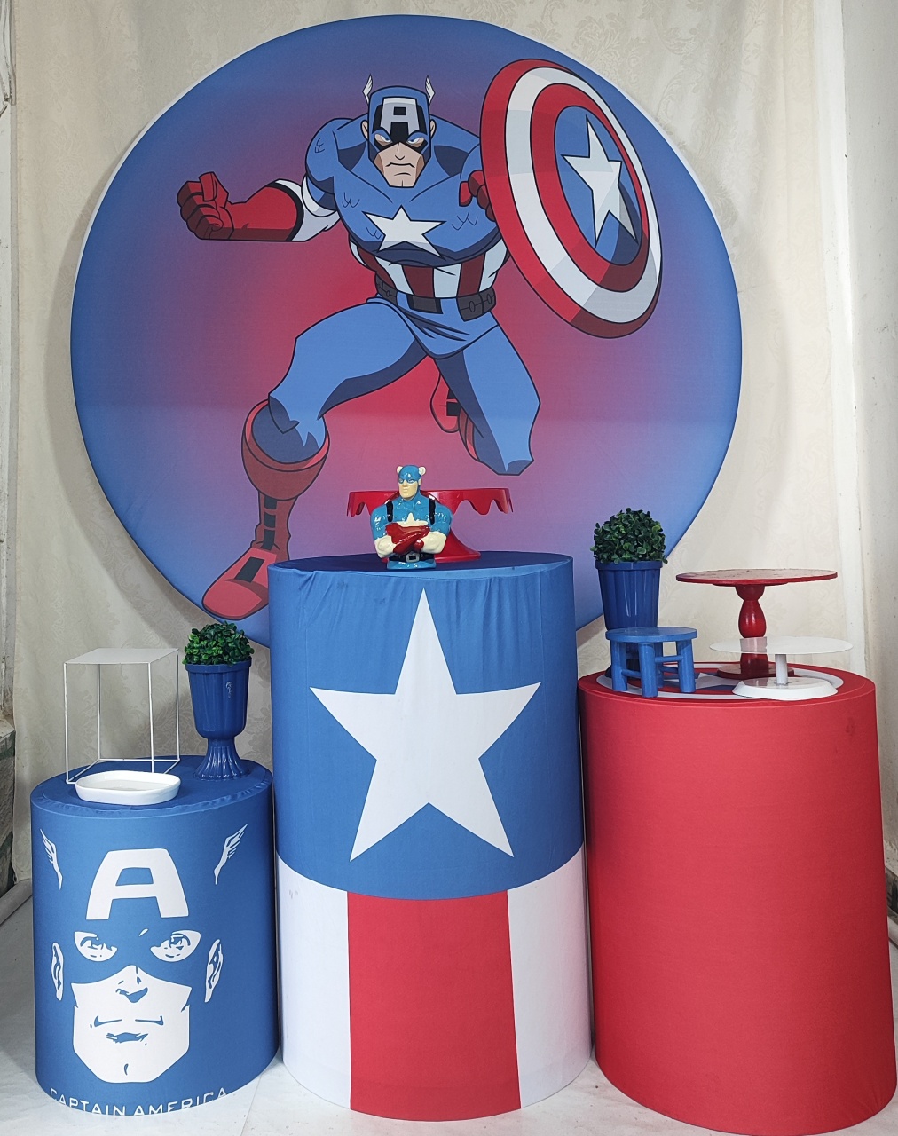 Kit Capitão América  - FERNANDO FESTAS E EVENTOS
