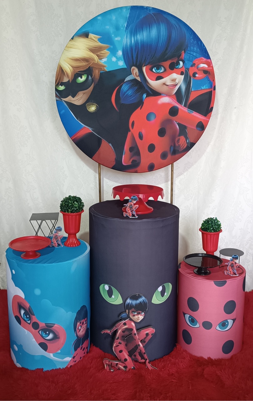 Kit Miraculous Painel Um Metro  - FERNANDO FESTAS E EVENTOS