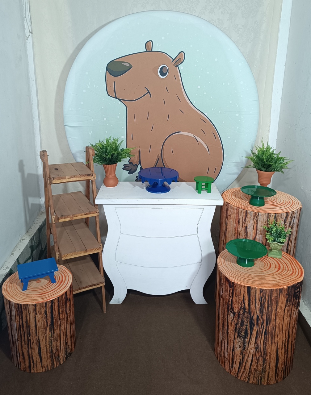 Kit Capivara Azul (03) - FERNANDO FESTAS E EVENTOS