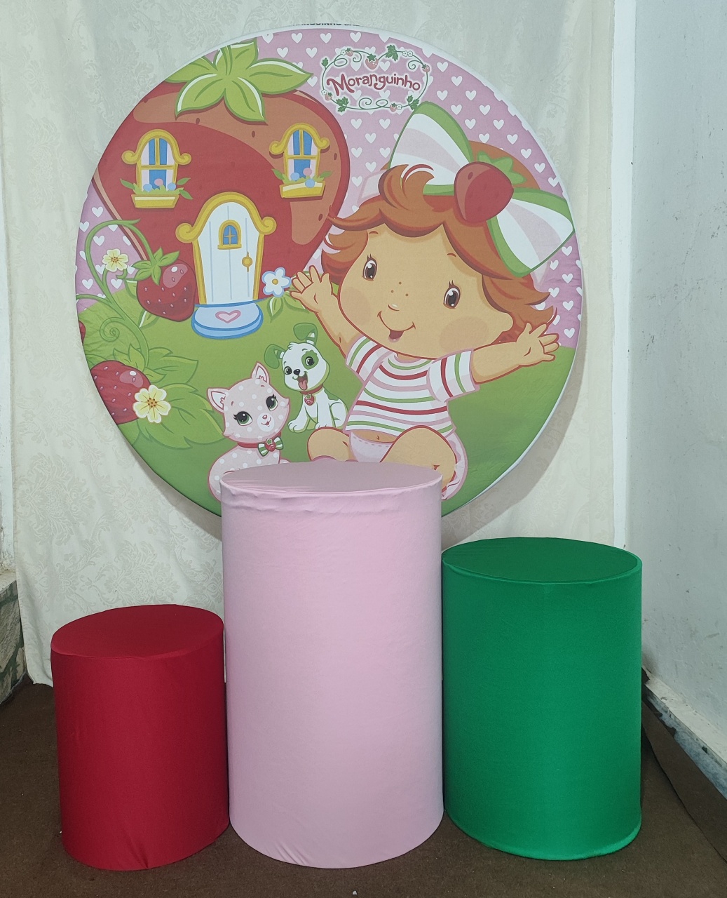 Kit Moranguinho Baby 01  - FERNANDO FESTAS E EVENTOS