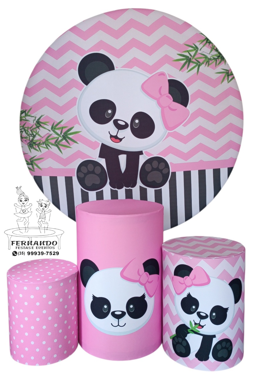 Panda (1,50 Diâmetro) 01 - FERNANDO FESTAS E EVENTOS