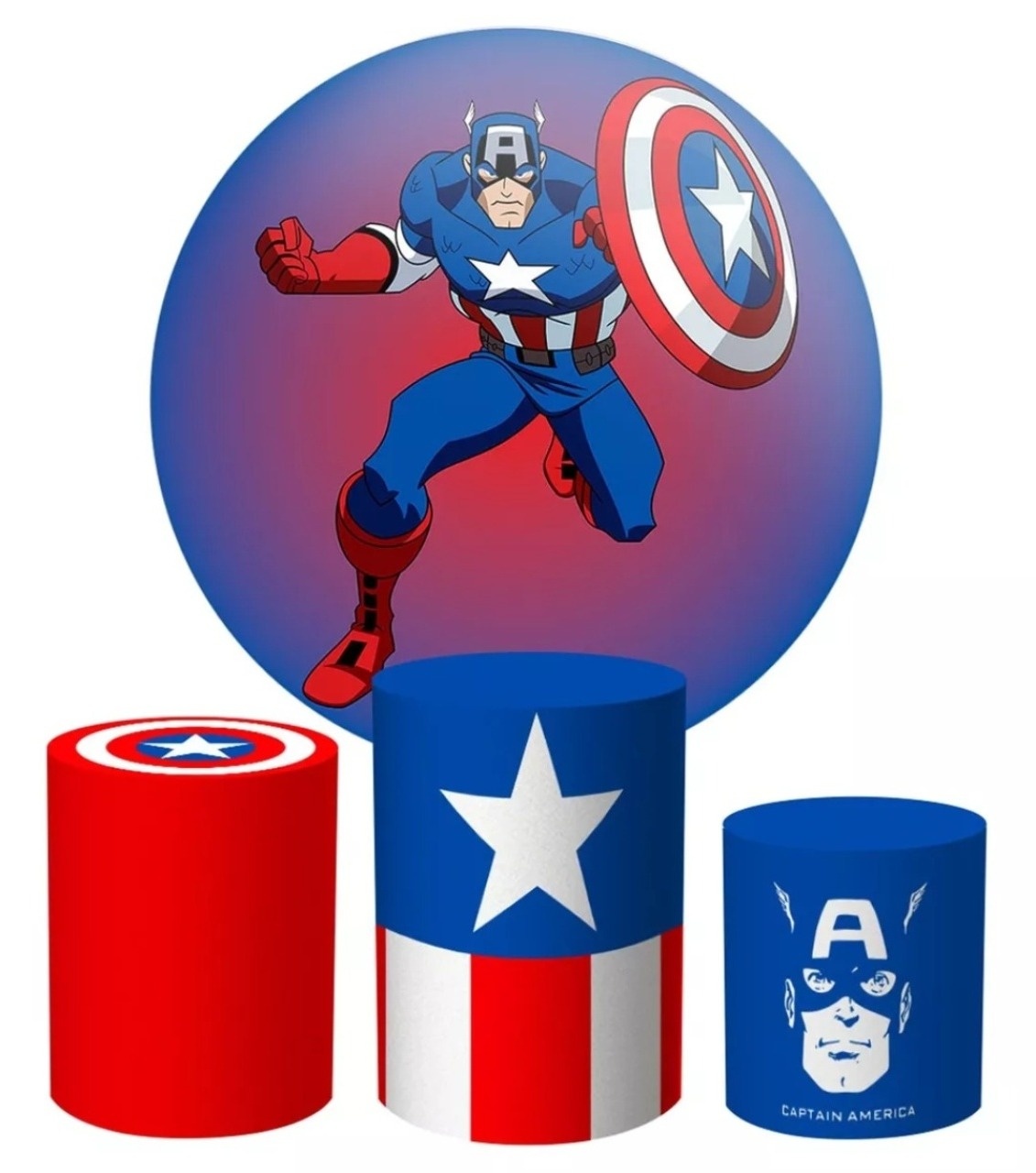 Kit Capaitão America 01 - FERNANDO FESTAS E EVENTOS