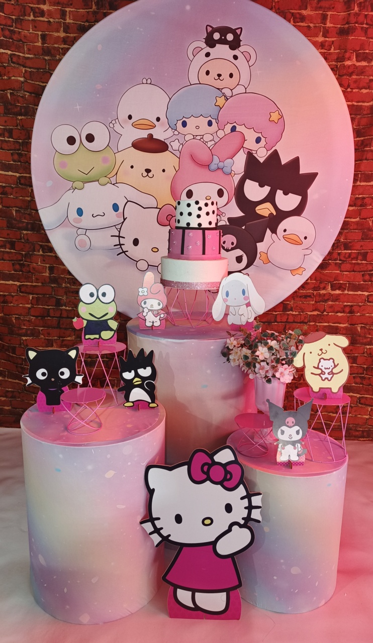 Kit Hello Kitty Sua Turma 01 - FERNANDO FESTAS E EVENTOS