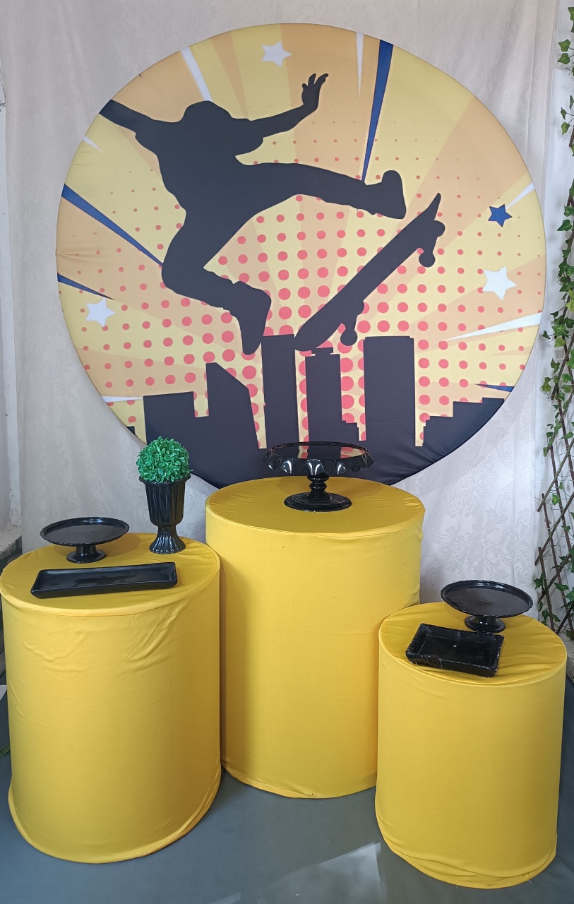 Kit Skate Amarelo (01) - FERNANDO FESTAS E EVENTOS