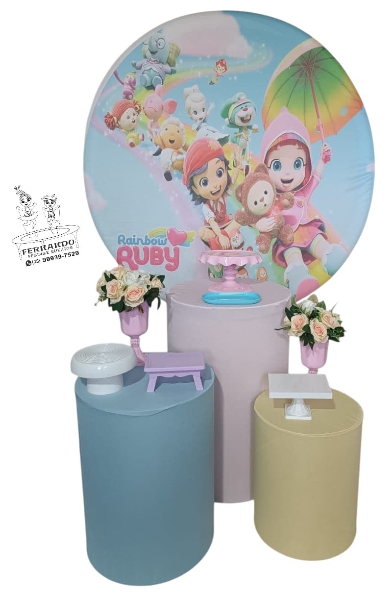 Kit Rainbow Ruby (02) - FERNANDO FESTAS E EVENTOS