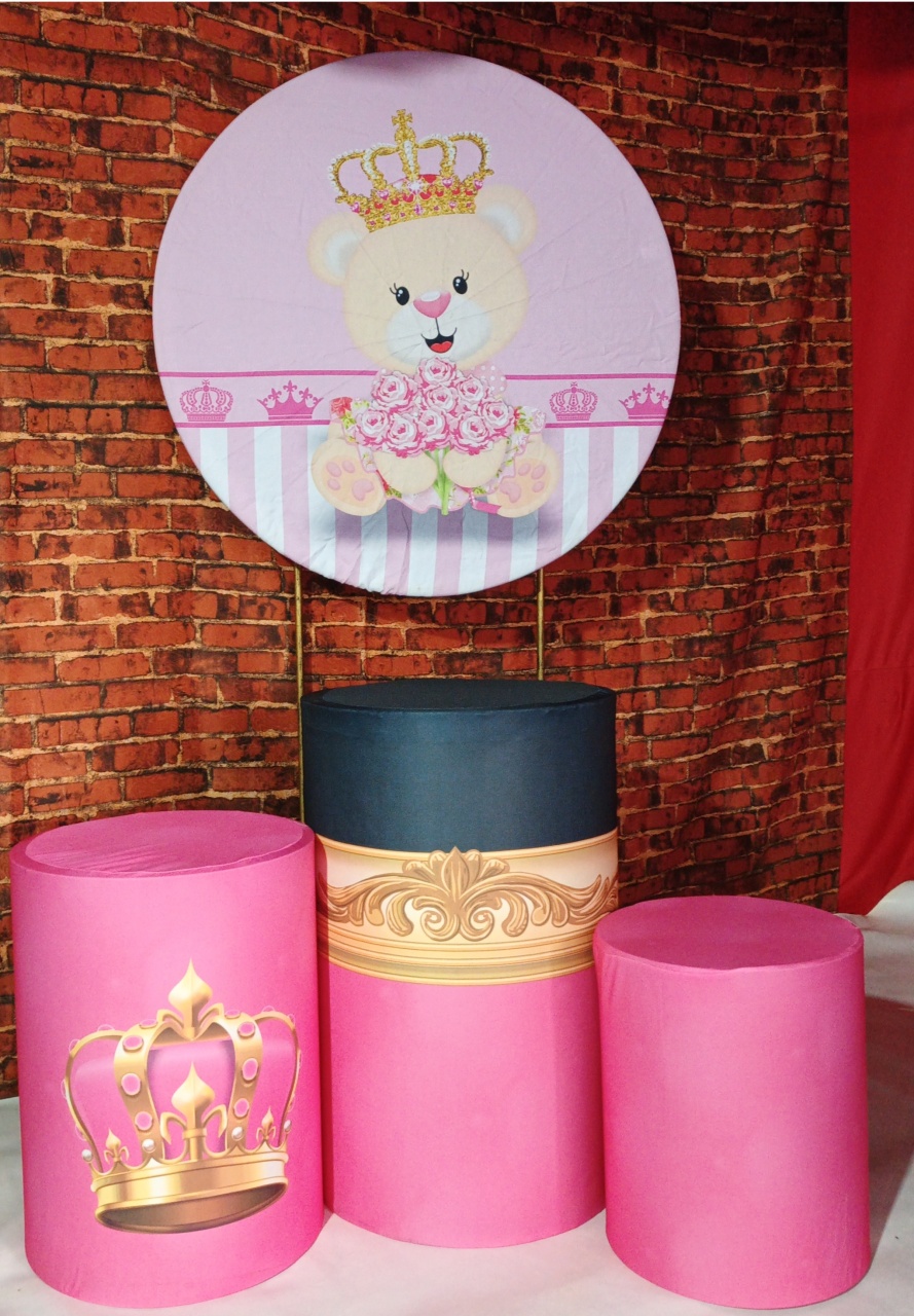 Kit Urso Rosa Coroa👑 (01) - FERNANDO FESTAS E EVENTOS