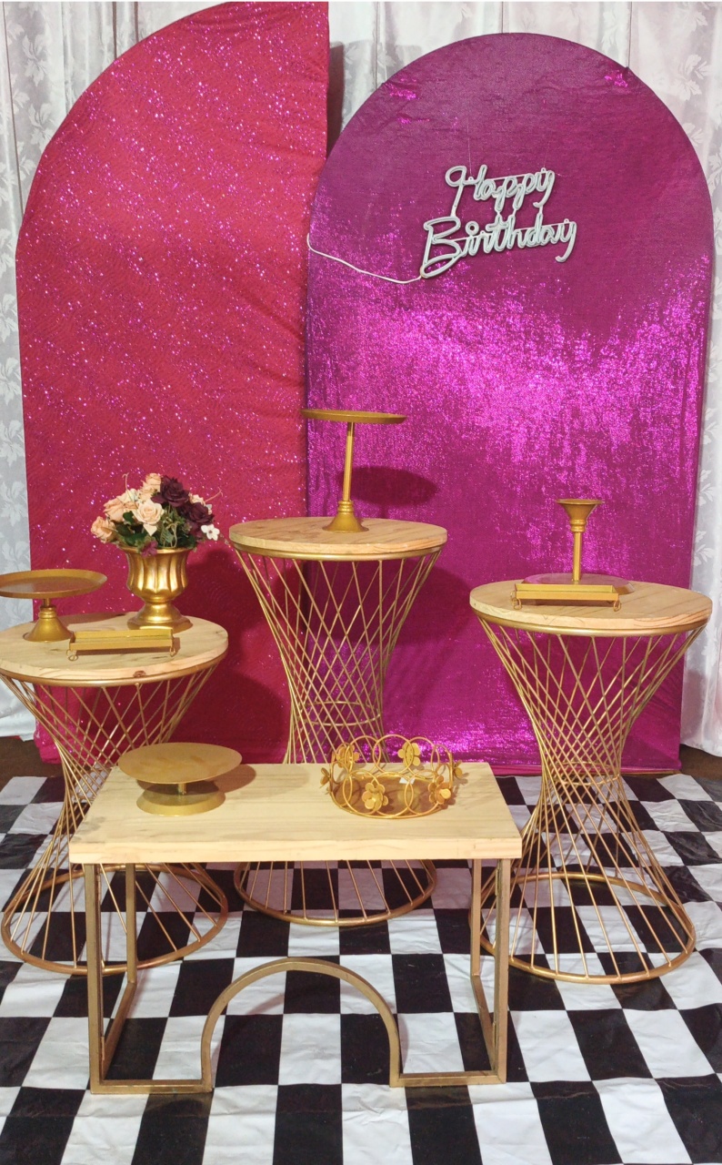 Kit Brilhante Rosa E Roxo - FERNANDO FESTAS E EVENTOS