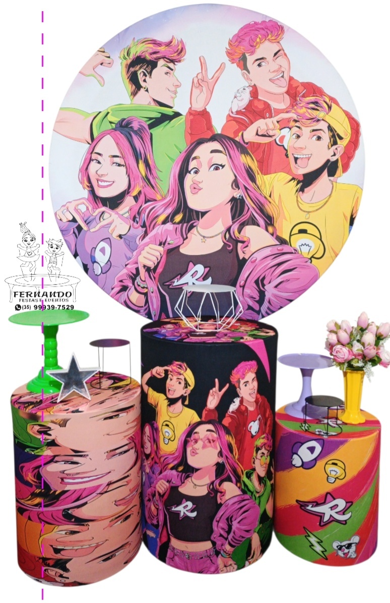 Kit Emilly Vick Grupo das Rosas 02 - FERNANDO FESTAS E EVENTOS
