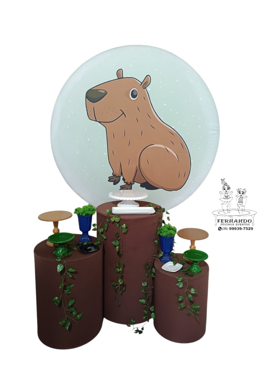 Kit Verde Capivara (02) - FERNANDO FESTAS E EVENTOS