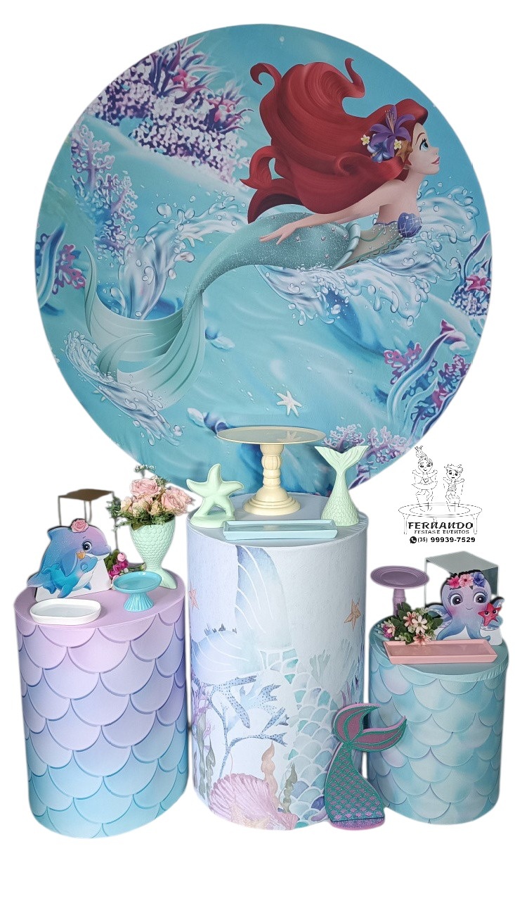 Kit Sereia Ariel (01) - FERNANDO FESTAS E EVENTOS