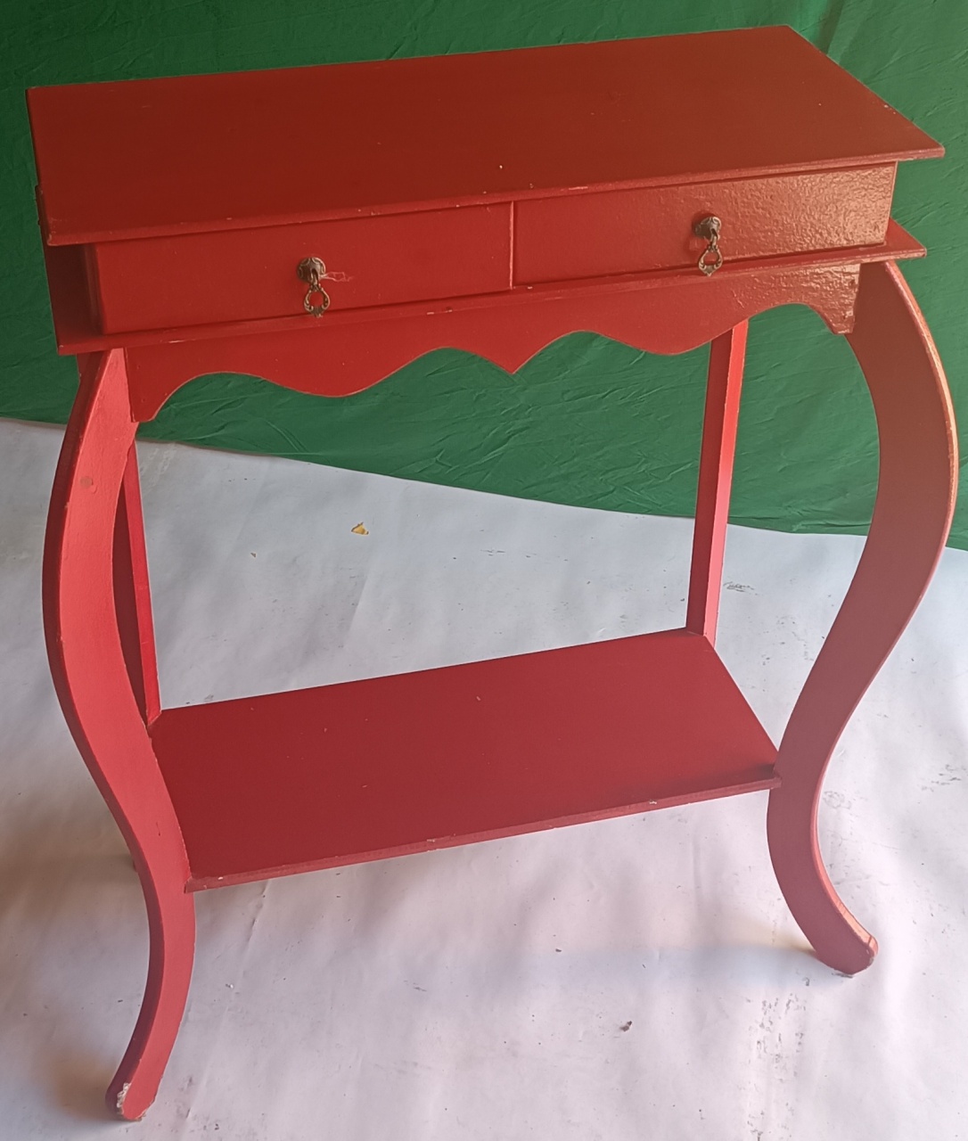 Aparador Vermelho C/Duas Gavetas  - FERNANDO FESTAS E EVENTOS