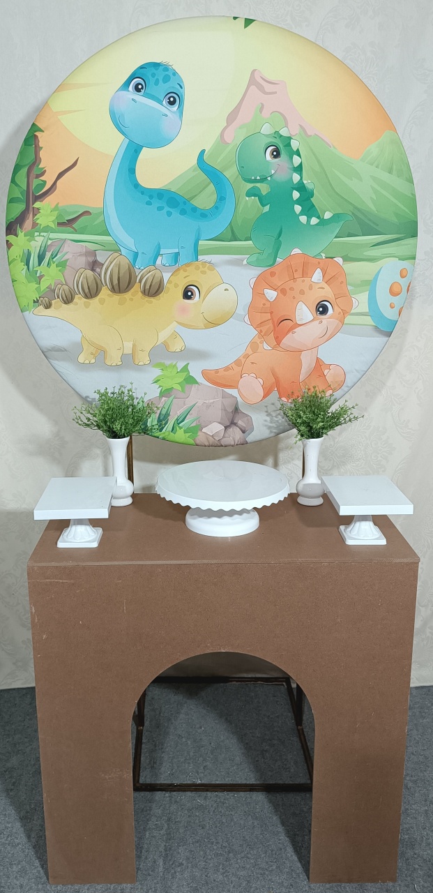 Mini Table Dinossauro Baby Um Metro  - FERNANDO FESTAS E EVENTOS
