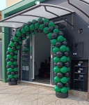 Arco de Balões Verde Escuro E Preto  - imagem 2