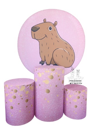 Capivara Rosa 04 - FERNANDO FESTAS E EVENTOS