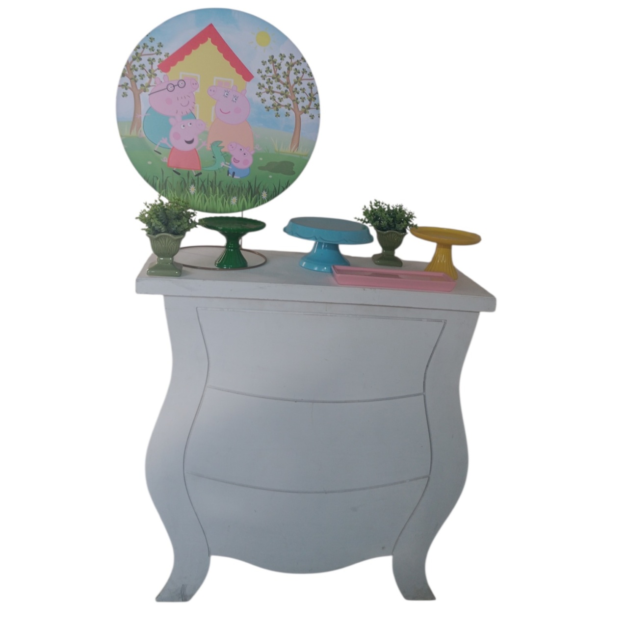 Mini Table Peppa (50X50) - FERNANDO FESTAS E EVENTOS