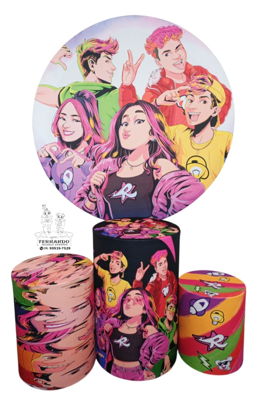 Kit Emilly Vick Grupo das Rosas 01 - FERNANDO FESTAS E EVENTOS