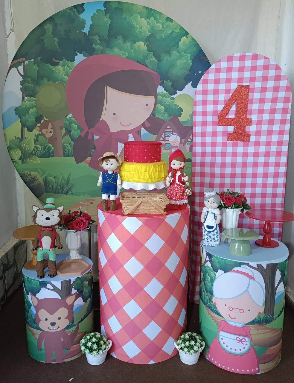 Kit Chapeuzinho Vermelho 05 - FERNANDO FESTAS E EVENTOS