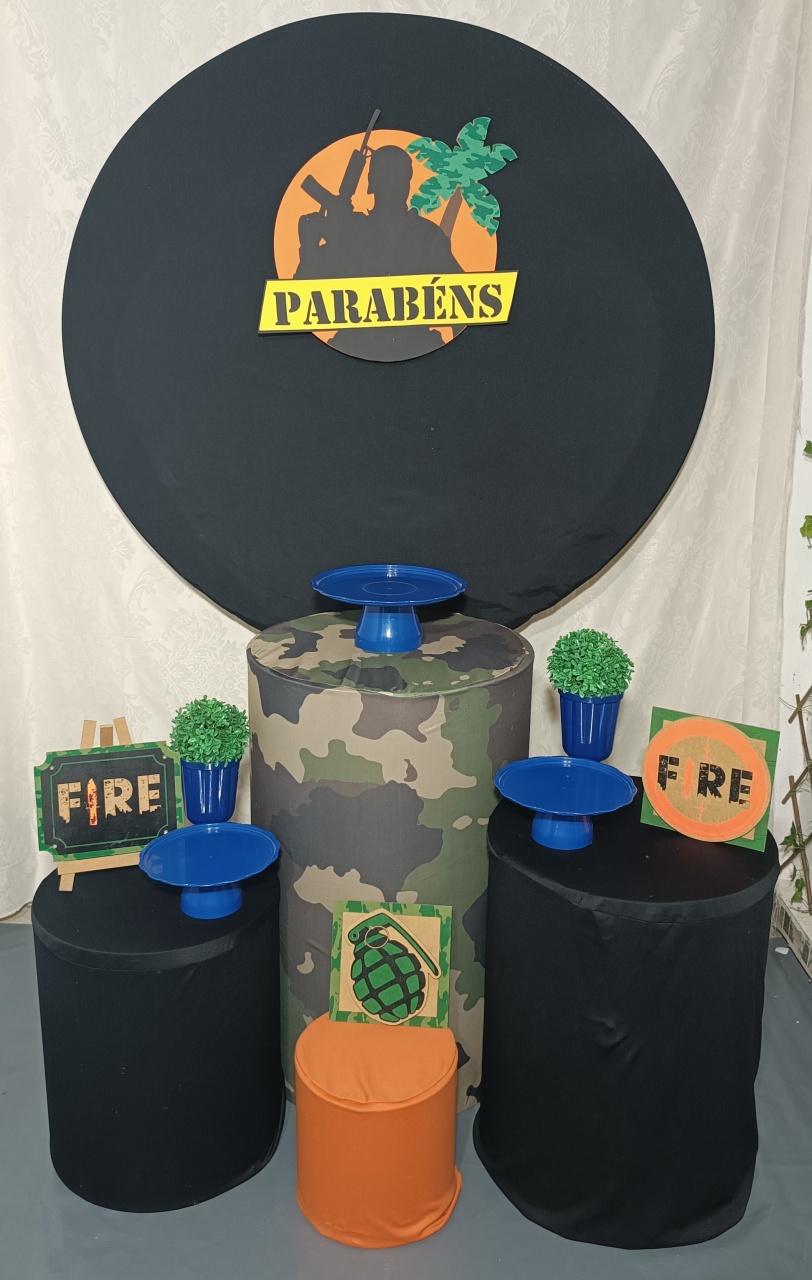 Kit Fire Painel Preto - FERNANDO FESTAS E EVENTOS