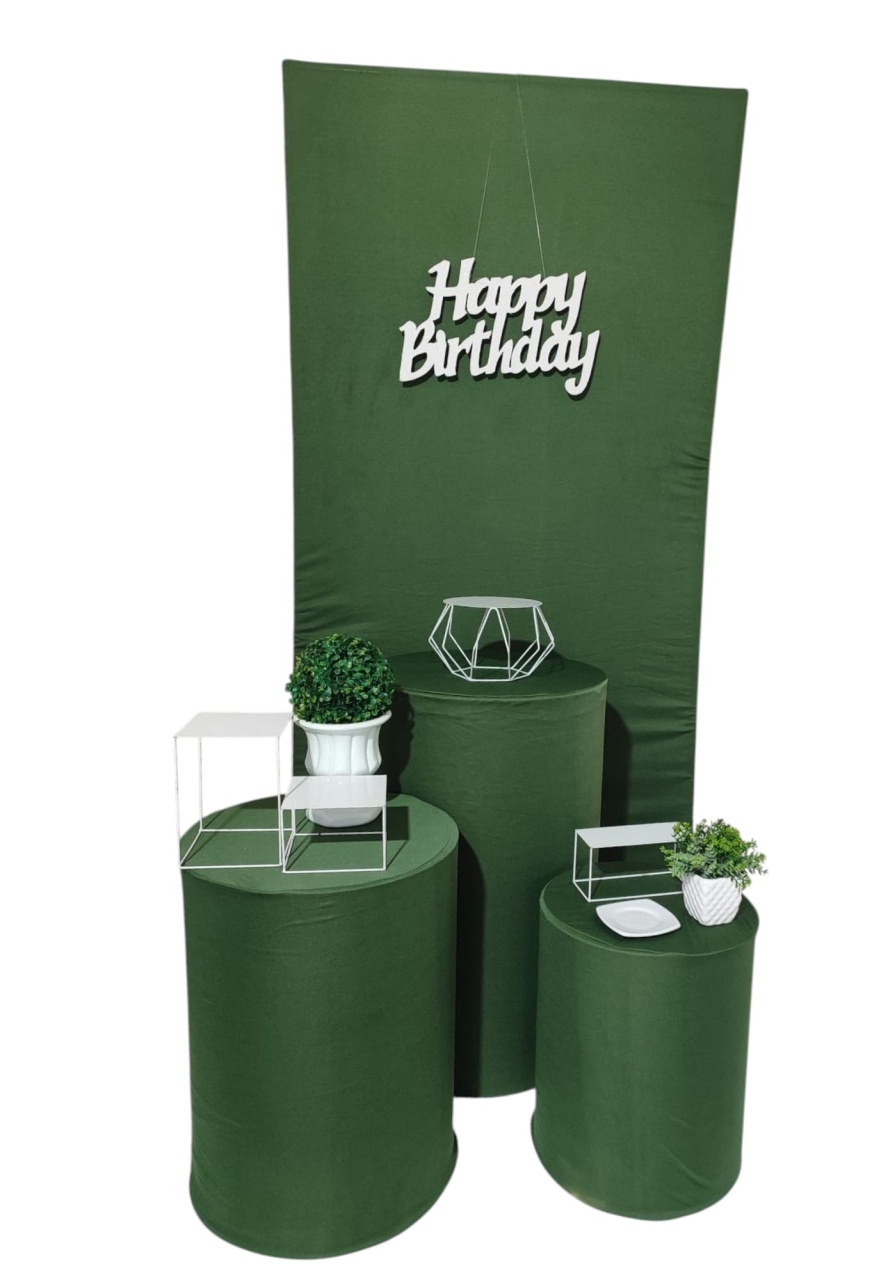 Kit Verde Escuro Com Branco - FERNANDO FESTAS E EVENTOS