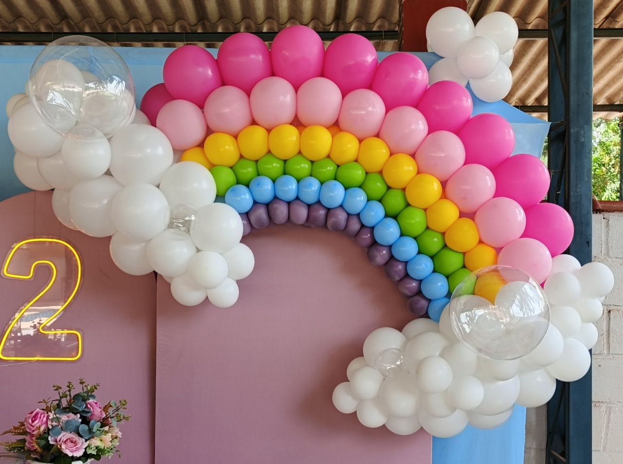 Arco Íris Balão - FERNANDO FESTAS E EVENTOS