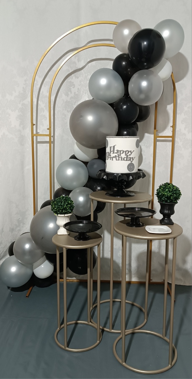 Kit Happy Birthday Mesa Prata  - FERNANDO FESTAS E EVENTOS