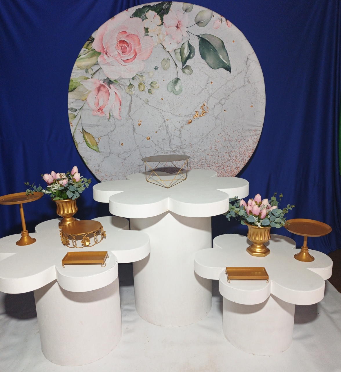 Painel Floral Mármore 10 - FERNANDO FESTAS E EVENTOS