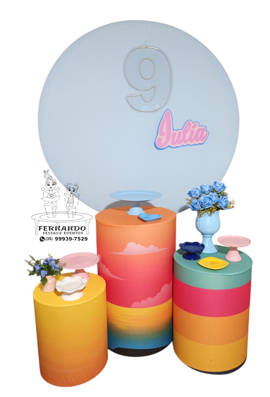 Kit Julia 9 Anos  - FERNANDO FESTAS E EVENTOS