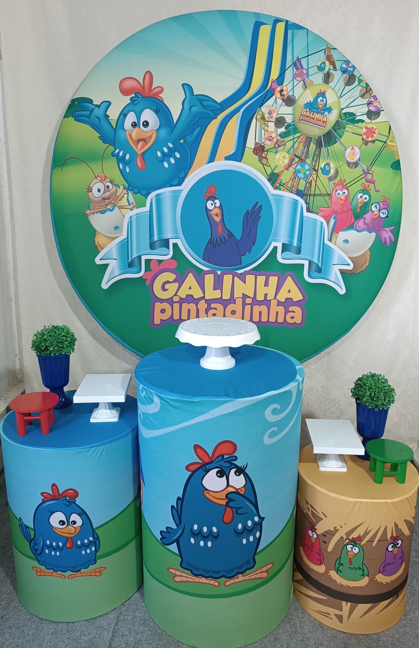Kit Galinha Pintadinha Azul (15) - FERNANDO FESTAS E EVENTOS