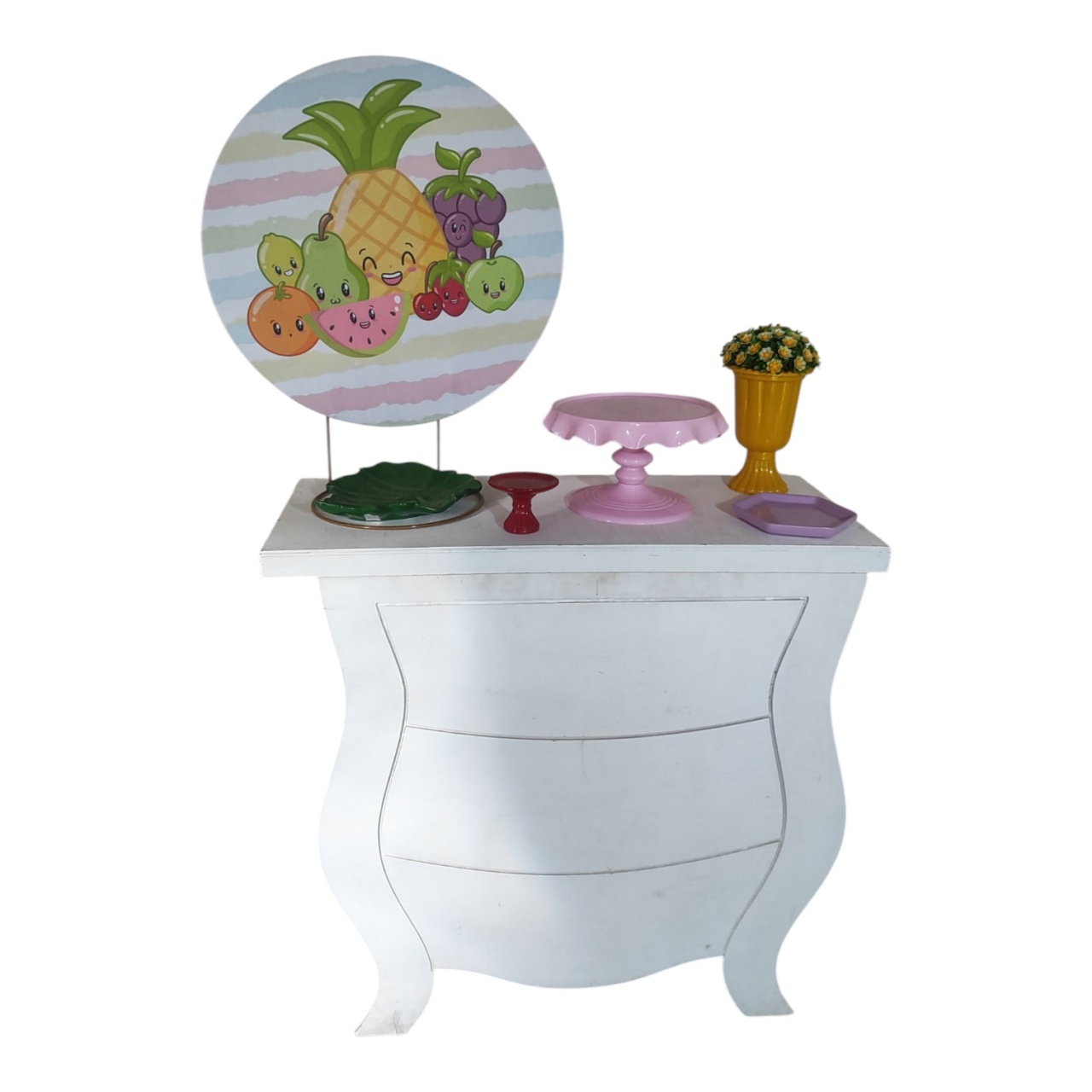 Mini Table Frutinhas 50 X 50 - FERNANDO FESTAS E EVENTOS