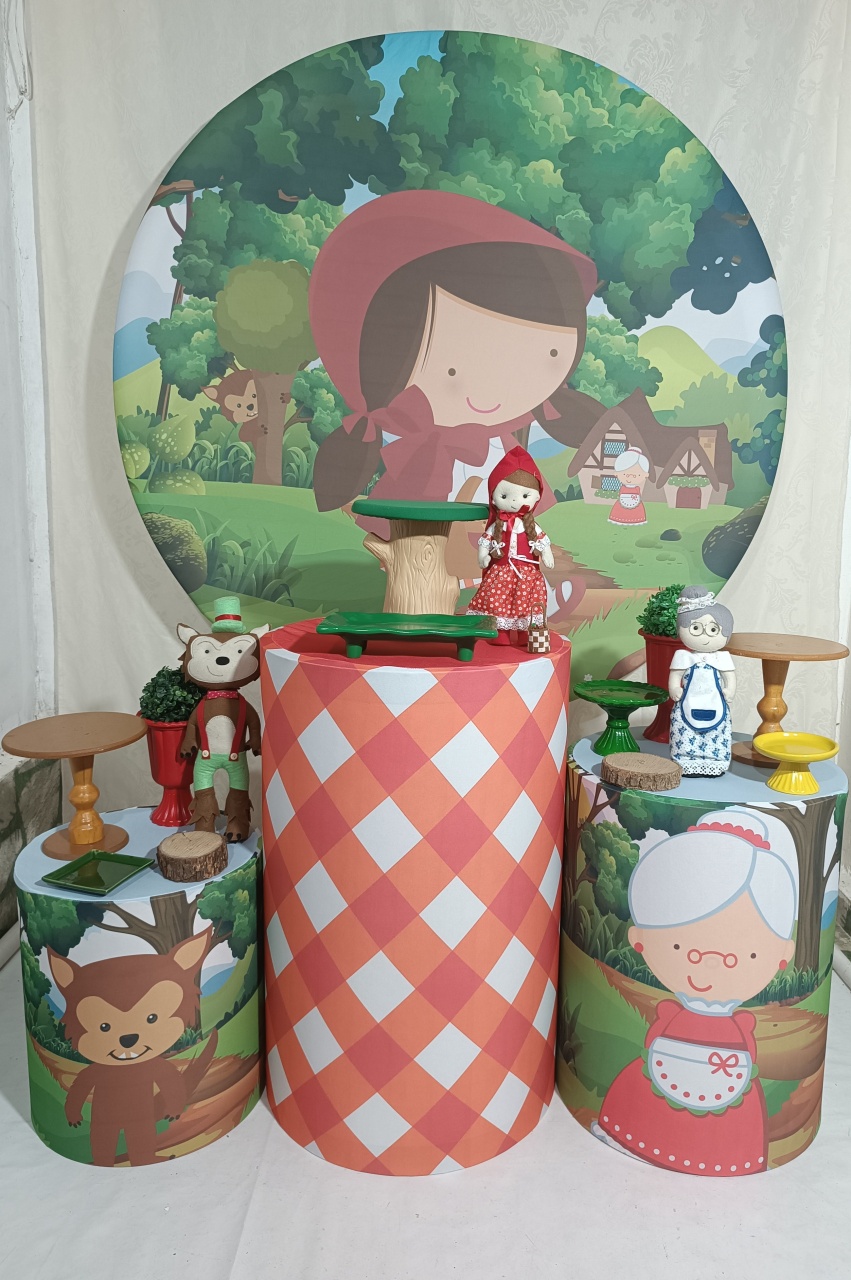 Kit Chapeuzinho Vermelho 01 - FERNANDO FESTAS E EVENTOS