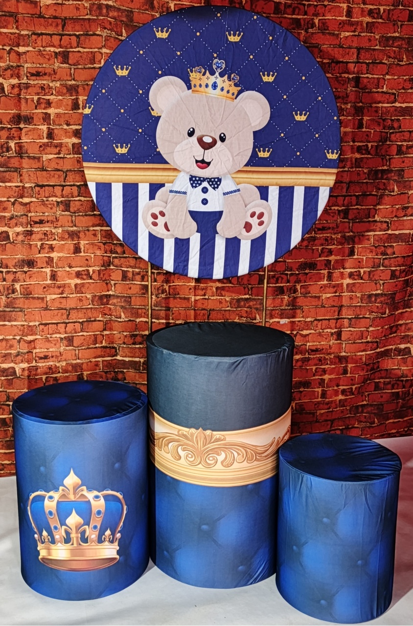 Kit Urso Azul Coroa👑 (01) - FERNANDO FESTAS E EVENTOS