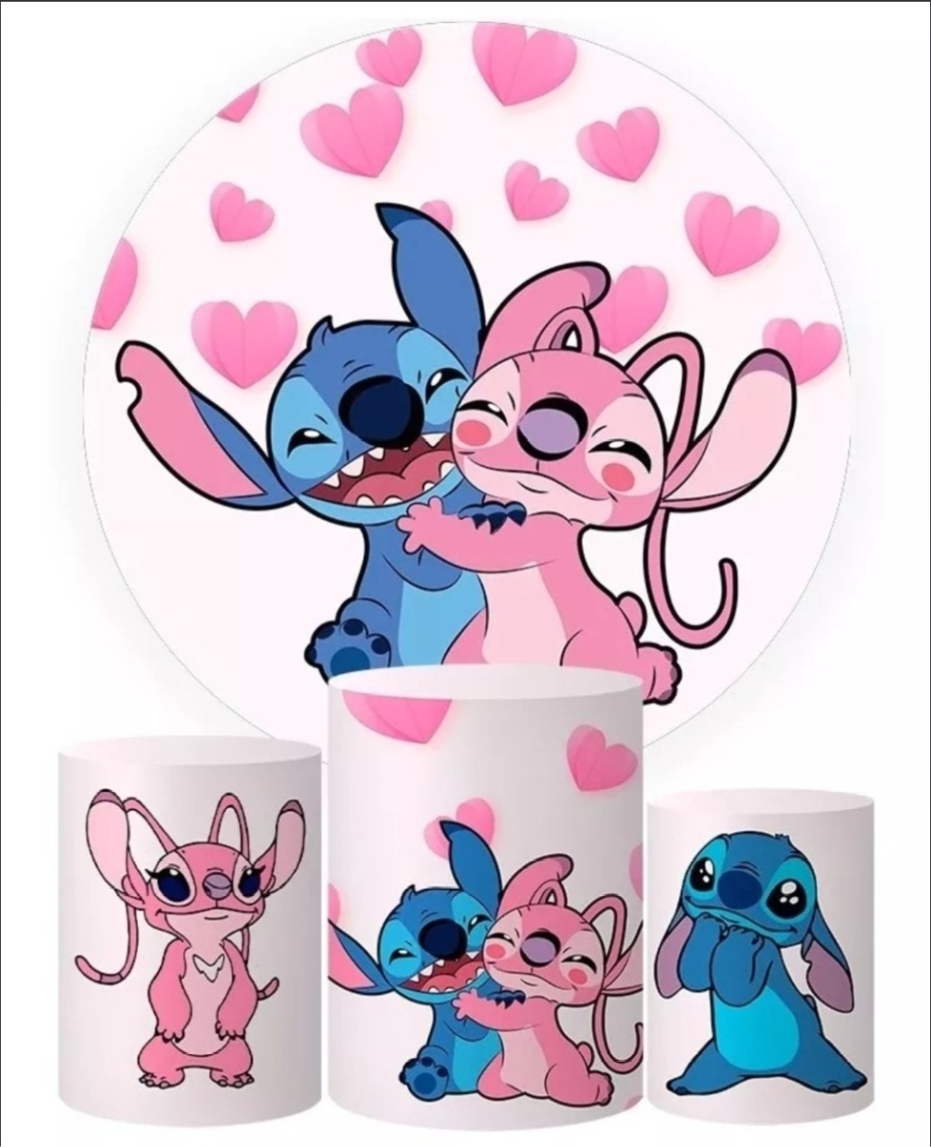 Kit Stitch Little Rosa E Azul (02) - FERNANDO FESTAS E EVENTOS